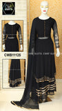 CWB STUDIO COLLECTION DESIGNER GEORGETTE ANARKALI KURTA SKIRT WITH DUPATTA - CWB11124 - CWB11127