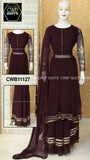 CWB STUDIO COLLECTION DESIGNER GEORGETTE ANARKALI KURTA SKIRT WITH DUPATTA - CWB11124 - CWB11127