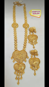 GOLD FORMING NECKLACE SET  FOR WOMEN -MOEFHJ5B01AA
