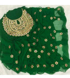 All Time Super hit Pure Chiffon Gota Patti Hand Work Saree -21ET01