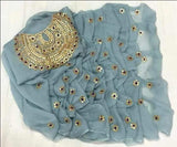 All Time Super hit Pure Chiffon Gota Patti Hand Work Saree -21ET01