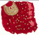 All Time Super hit Pure Chiffon Gota Patti Hand Work Saree -21ET01