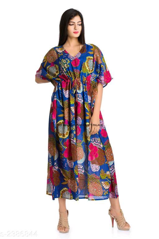 Stun everyone around you with this  Adorable Pure Cotton Women's Kaftan-ms8m03