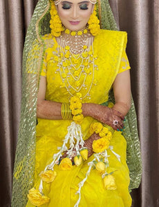 WOMEN'S BRIDAL FLORAL JEWELLERY-FAMFBJ03 - Main Image