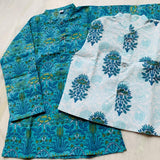 Designer Kurta Pyjamas with waist Coat-PANKKP001