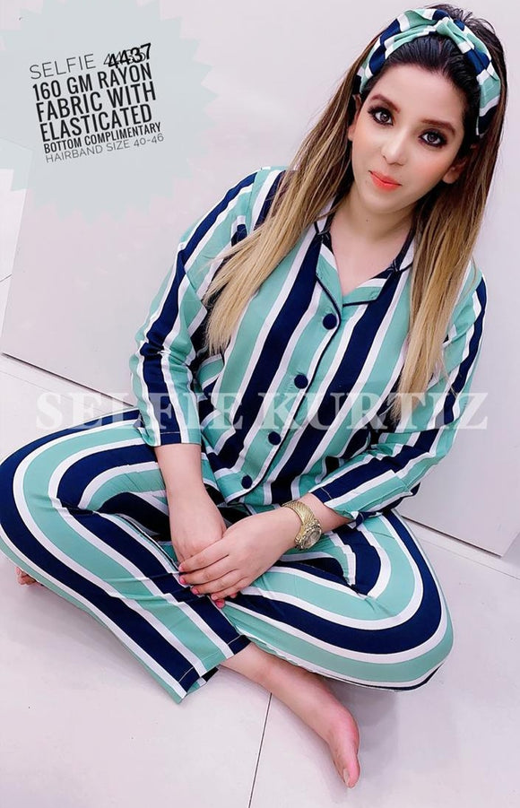 SELFIE RAYON NIGHT SUIT FOR WOMEN -UCNSW001