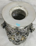 The RADHAMADHAVAM  Vase, a splendidly modeled sculpture in German Silver-SNRMV001