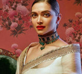 DEEPIKA STYLE ELEGANT CHOKER NECKLACE SET FOR WOMEN -RITZNS001