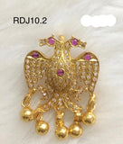 Traditional Gandaberunda Pendant featuring the state emblem of Karnataka in Real Silver with Gold Plating -BETRSG001