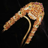 VASUDHA, LAKSHMI GOLD FINISH DIAMOND STUDDED BRIDAL VANGI-VCBV001