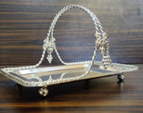 Impressive imported German Silver washable tray with handle-SGWST001