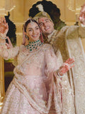 Bollywood Diva Kiara Advani Inspired Heavy Bridal Necklace Set with Maangtika  for women -SANDY001KA